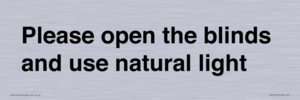PV10515: Please open the blinds and use natural light