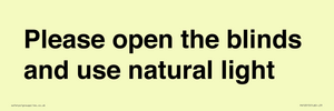 PV10515: Please open the blinds and use natural light