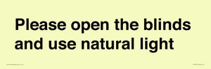 PV10515: Please open the blinds and use natural light