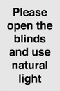 PV10515: Please open the blinds and use natural light