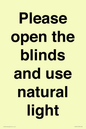 PV10515: Please open the blinds and use natural light