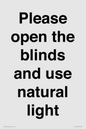 PV10515: Please open the blinds and use natural light