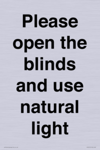 PV10515: Please open the blinds and use natural light