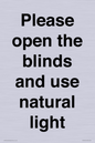 PV10515: Please open the blinds and use natural light