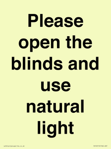 PV10515: Please open the blinds and use natural light