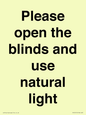 PV10515: Please open the blinds and use natural light