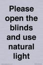 PV10515: Please open the blinds and use natural light