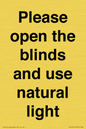 PV10515: Please open the blinds and use natural light
