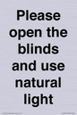 PV10515: Please open the blinds and use natural light