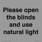 PV10515: Please open the blinds and use natural light