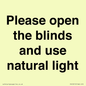 PV10515: Please open the blinds and use natural light