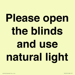 PV10515: Please open the blinds and use natural light