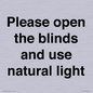 PV10515: Please open the blinds and use natural light