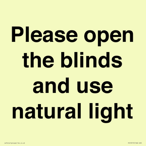PV10515: Please open the blinds and use natural light