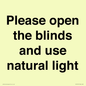 PV10515: Please open the blinds and use natural light