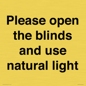 PV10515: Please open the blinds and use natural light