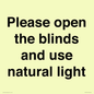 PV10515: Please open the blinds and use natural light