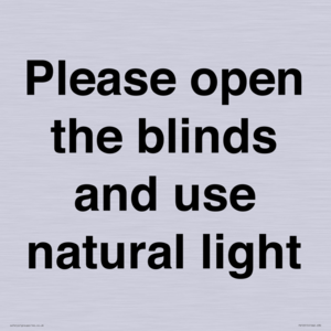 PV10515: Please open the blinds and use natural light