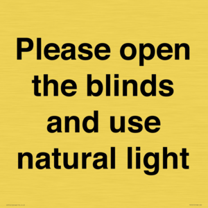 PV10515: Please open the blinds and use natural light