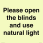 PV10515: Please open the blinds and use natural light
