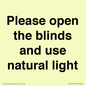 PV10515: Please open the blinds and use natural light