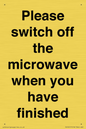 PV10517: Please switch off the microwave when you have finished
