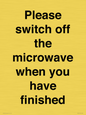 PV10517: Please switch off the microwave when you have finished