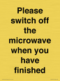 PV10517: Please switch off the microwave when you have finished