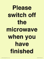 PV10517: Please switch off the microwave when you have finished