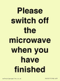 PV10517: Please switch off the microwave when you have finished