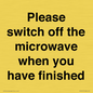 PV10517: Please switch off the microwave when you have finished