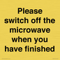 PV10517: Please switch off the microwave when you have finished