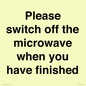 PV10517: Please switch off the microwave when you have finished