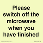 PV10517: Please switch off the microwave when you have finished