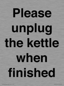 PV10519: Please unplug the kettle when finished