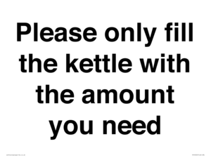 PV10525: Please only fill the kettle with the amount you need