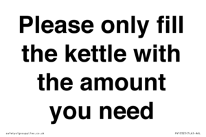 PV10525: Please only fill the kettle with the amount you need