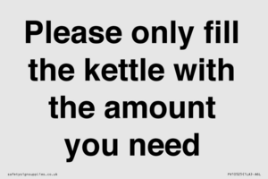 PV10525: Please only fill the kettle with the amount you need