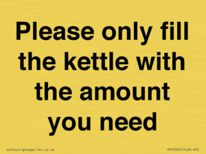 PV10525: Please only fill the kettle with the amount you need