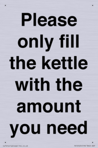 PV10525: Please only fill the kettle with the amount you need