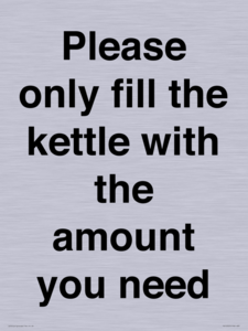 PV10525: Please only fill the kettle with the amount you need