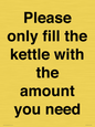 PV10525: Please only fill the kettle with the amount you need