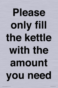 PV10525: Please only fill the kettle with the amount you need