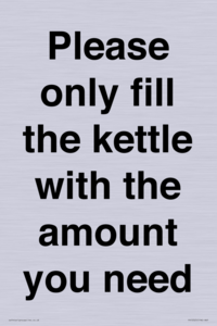 PV10525: Please only fill the kettle with the amount you need