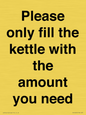 PV10525: Please only fill the kettle with the amount you need