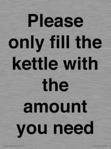 PV10525: Please only fill the kettle with the amount you need