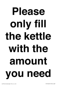 PV10525: Please only fill the kettle with the amount you need