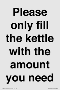 PV10525: Please only fill the kettle with the amount you need