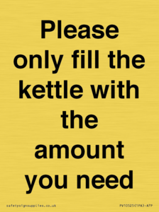 PV10525: Please only fill the kettle with the amount you need