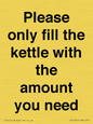 PV10525: Please only fill the kettle with the amount you need